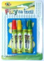 Fixy na textil + šablona 