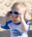 Baby Banz - dětské sluneční brýle KIDZ světle modré kostky 2-5 let 