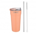 Baby Banz - Nerezový cestovní termo hrnek 532ml Apricot   