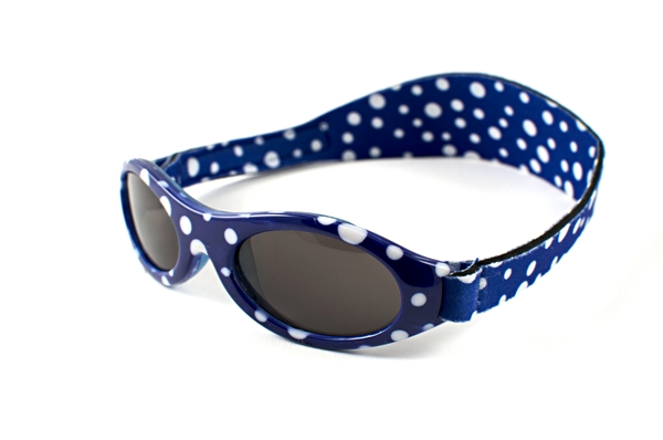 Baby Banz - dětské sluneční brýle KIDZ modrý puntík 2-5 let