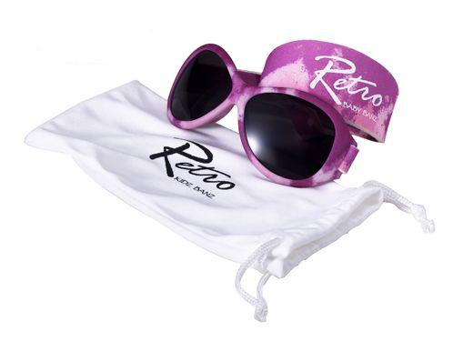 Baby Banz - dětské sluneční brýle KIDZ retro růžové maskáčové 2-5 let