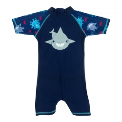 Baby Banz Plavky s UV dlouhé Shark dark 