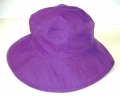 Baby Banz - klobouček s UV KIDZ květ fialový oboustranný 