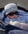 Baby Banz - dětské sluneční brýle BABY retro černé 6 měsíců -2 roky 