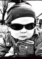 Baby Banz - dětské sluneční brýle BABY černé 0 - 2 roky 