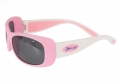 Baby Banz - dětské sluneční polarizační brýle JBanz FLEXERZ růžové/bílé 