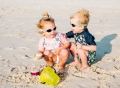 Baby Banz - dětské polarizační sluneční brýle BABY Confetti Green 0-2 roky 