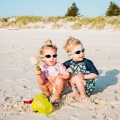 Baby Banz - dětské polarizační sluneční brýle KIDZ Confetti Green 2-5 let 